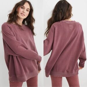 Aerie Dusty Rose Oversized Sweatshirt